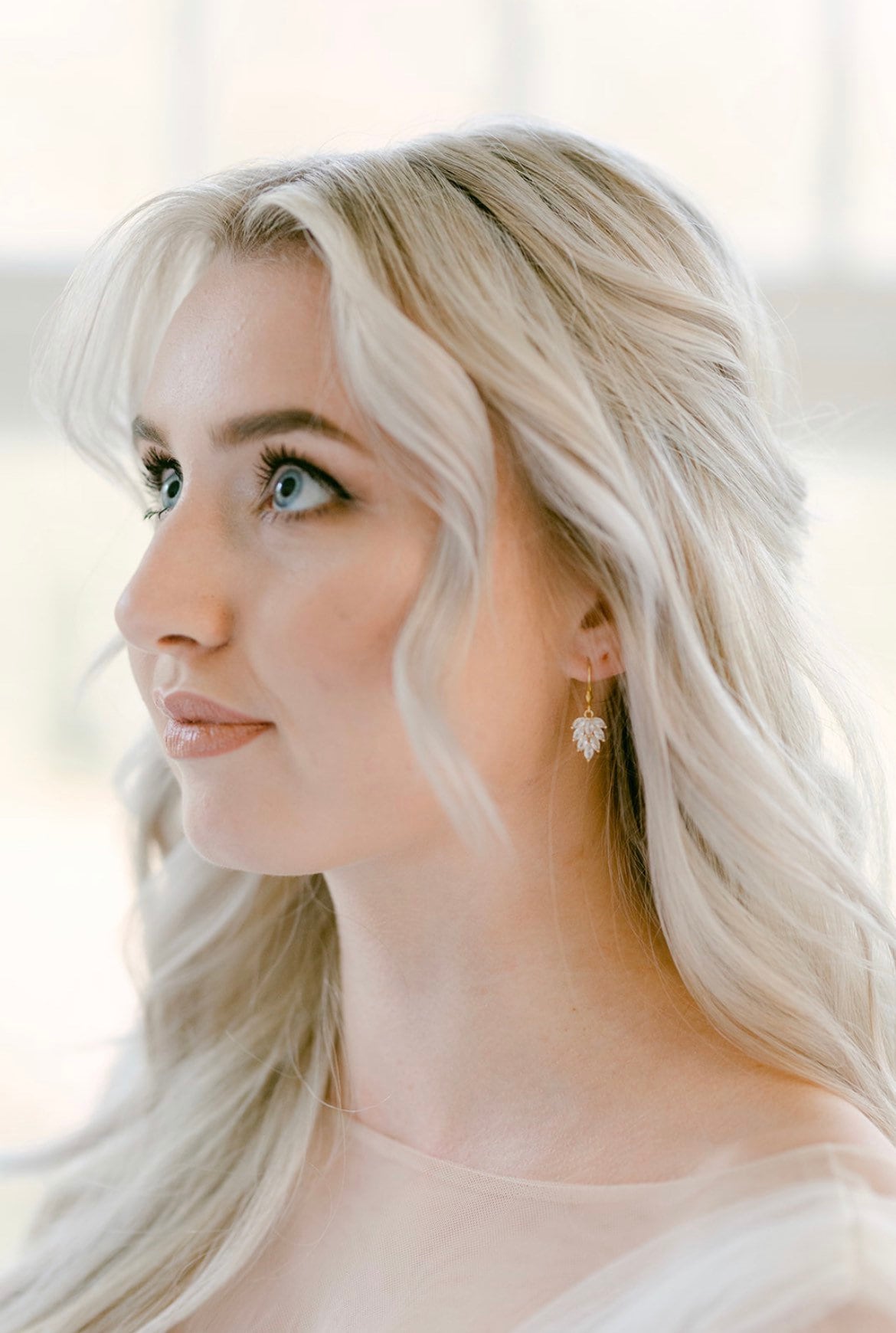 Filigranes Brautschmuckset in Gold – Floraler Schmuck mit Zirkonia für deinen besonderen Tag
