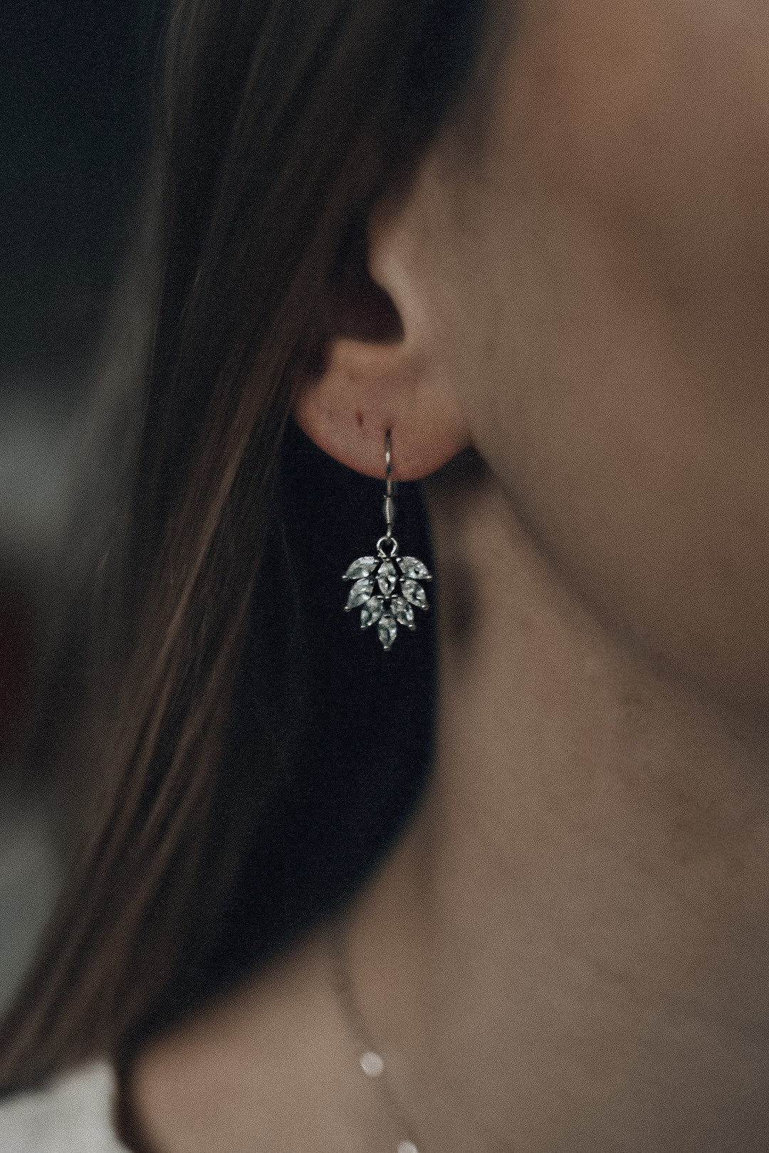 Filigranes Brautschmuckset in Silber – Floraler Schmuck mit Zirkonia für deinen Hochzeitslook
