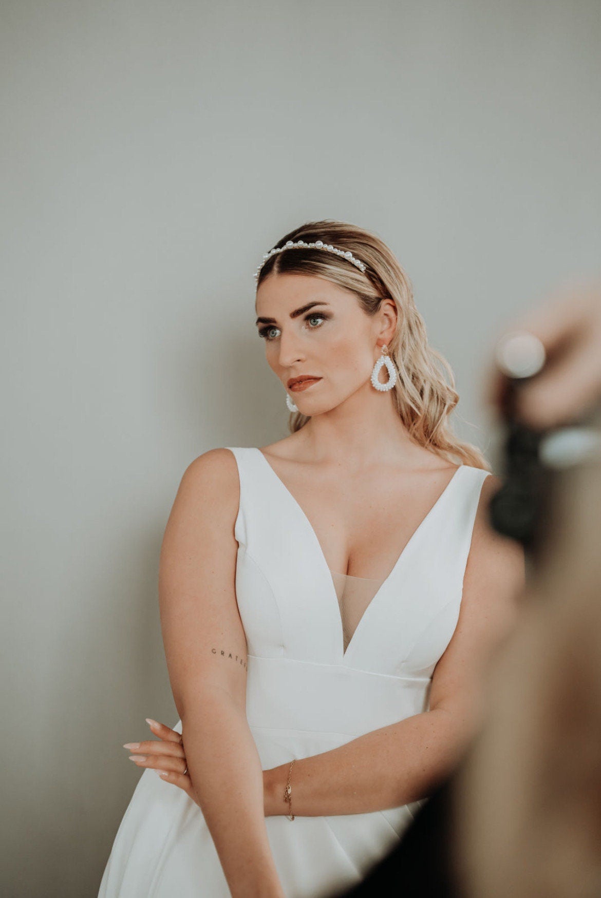 Perlenhaarreif für die Braut – Eleganter Brautschmuck in Gold oder Silber