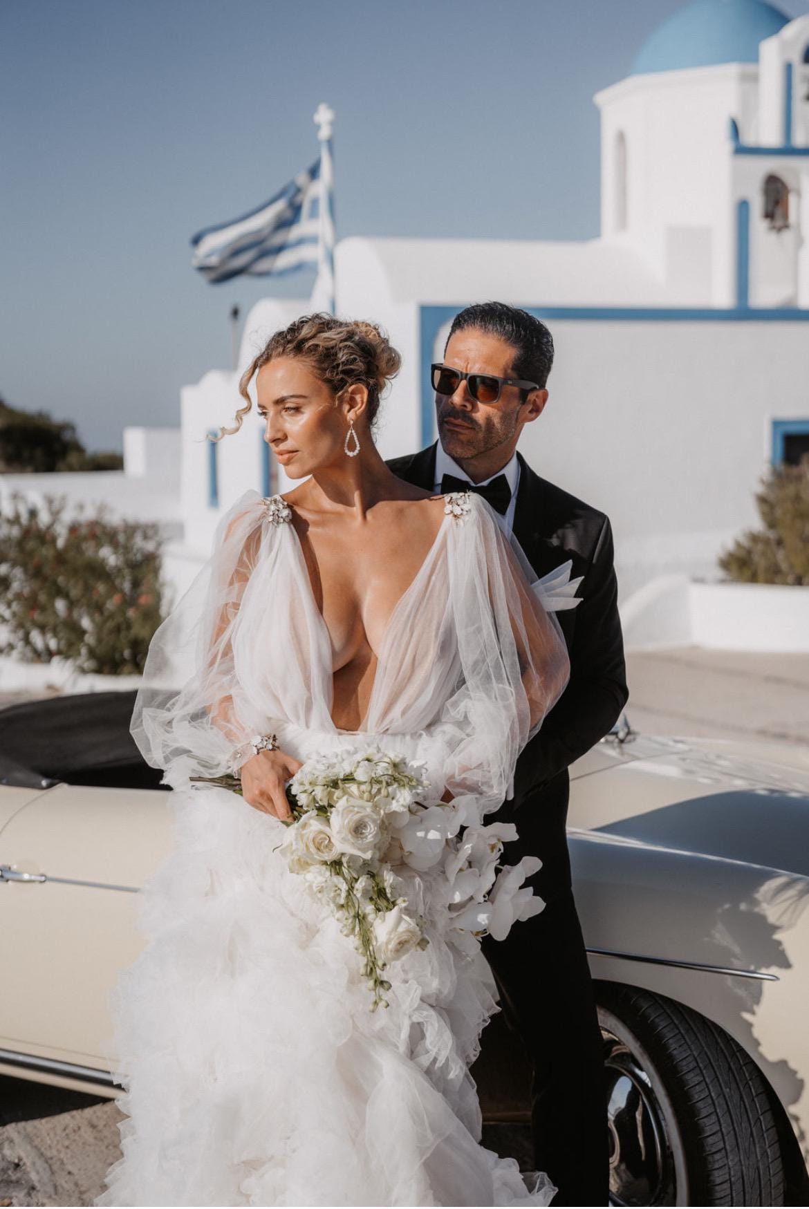 Elegante Tropfen-Ohrringe mit weißen Glasperlen – Brautschmuck in Gold oder Silber | Hochzeit, Geschenk & besondere Anlässe