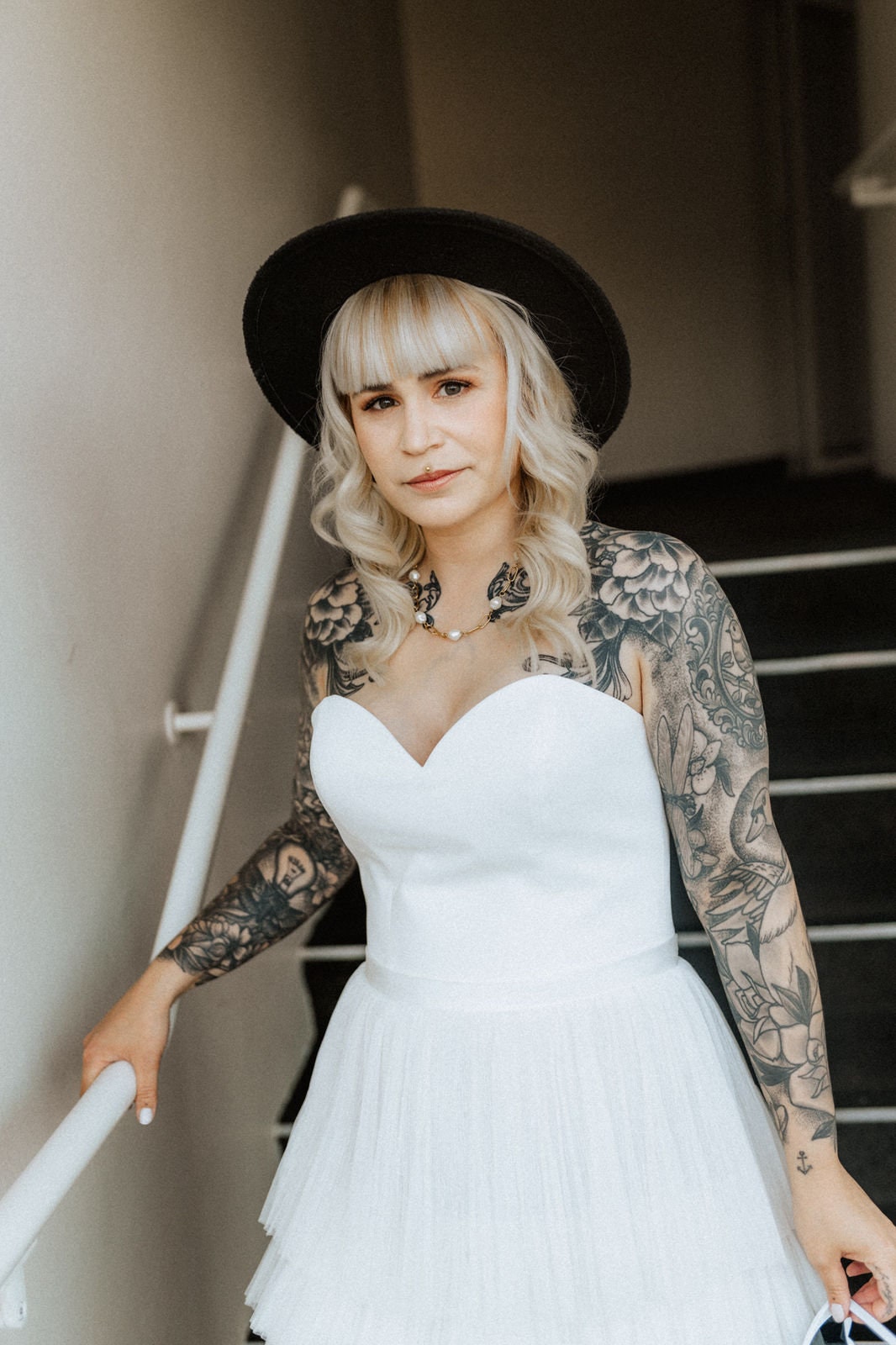 Vergoldete Edelstahl-Halskette mit Perlen – Handgefertigt | Zeitloses Design für jeden Tag