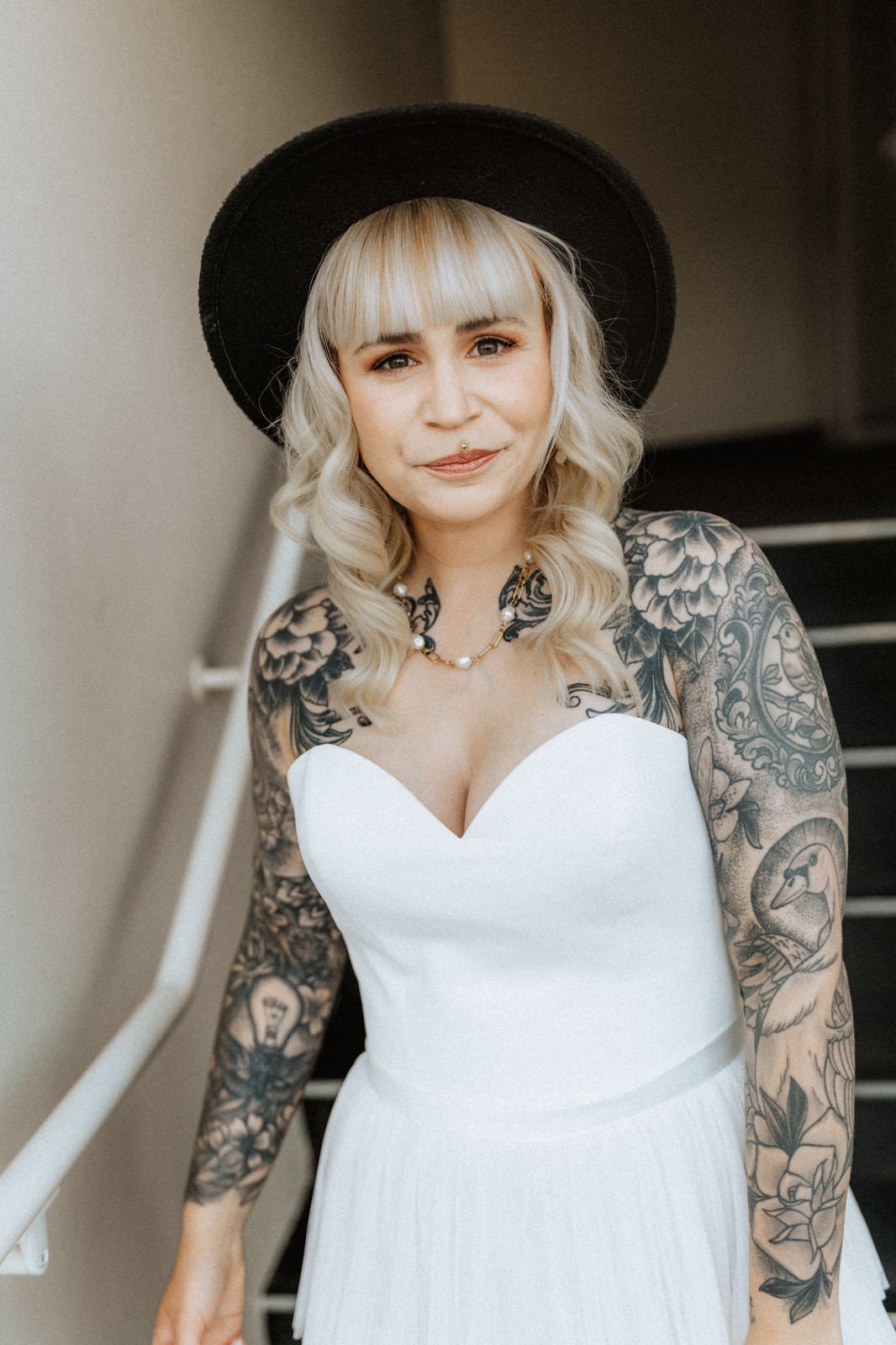 Vergoldete Edelstahl-Halskette mit Perlen – Handgefertigt | Zeitloses Design für jeden Tag