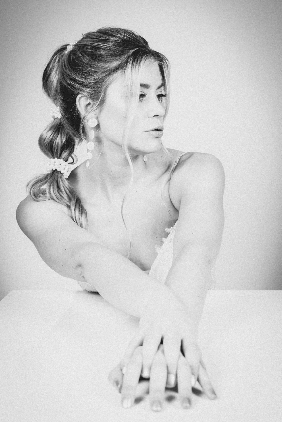 Braut Haarschmuck Perlen – elegantes Haargummi mit Perlen für Hochzeit & Alltag | Zeitloser Look