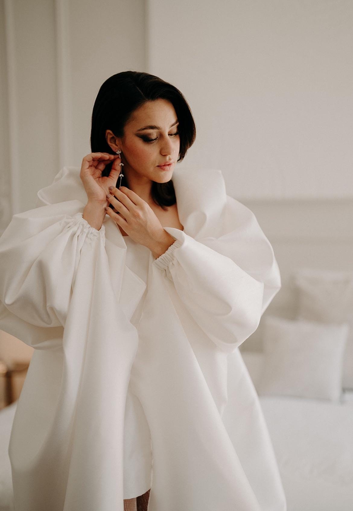 Lange Ohrringe Glitzer – elegante Edelstahl Ohrstecker in Gold oder Silber für besondere Anlässe